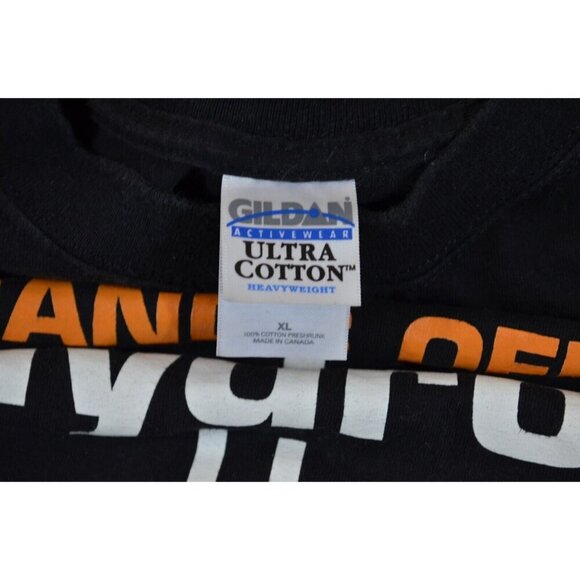 Hands Off Hydro T-Shirt Men's XL Gildan Ultra Cotton Heavyweight Black BC - Picture 6 of 7